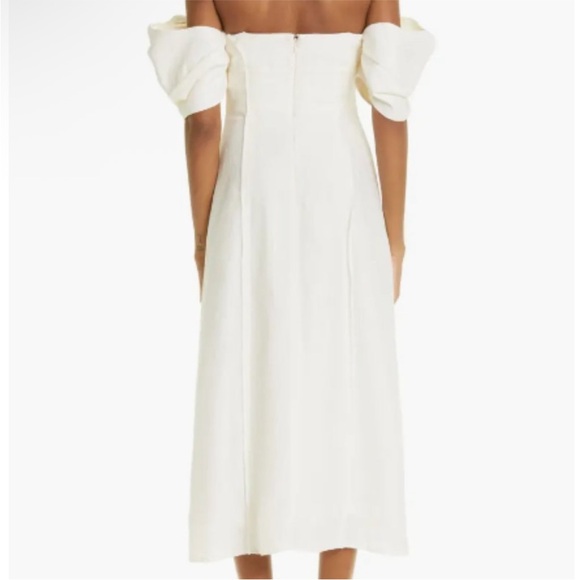 New Cult Gaia Muna Off the Shoulder Dress size 6 - Picture 3 of 15